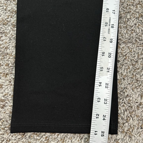 QUINCE Black Ultra Stretch Ponte Straight Leg Pants NWT Size S Petite NWT - Picture 8 of 10